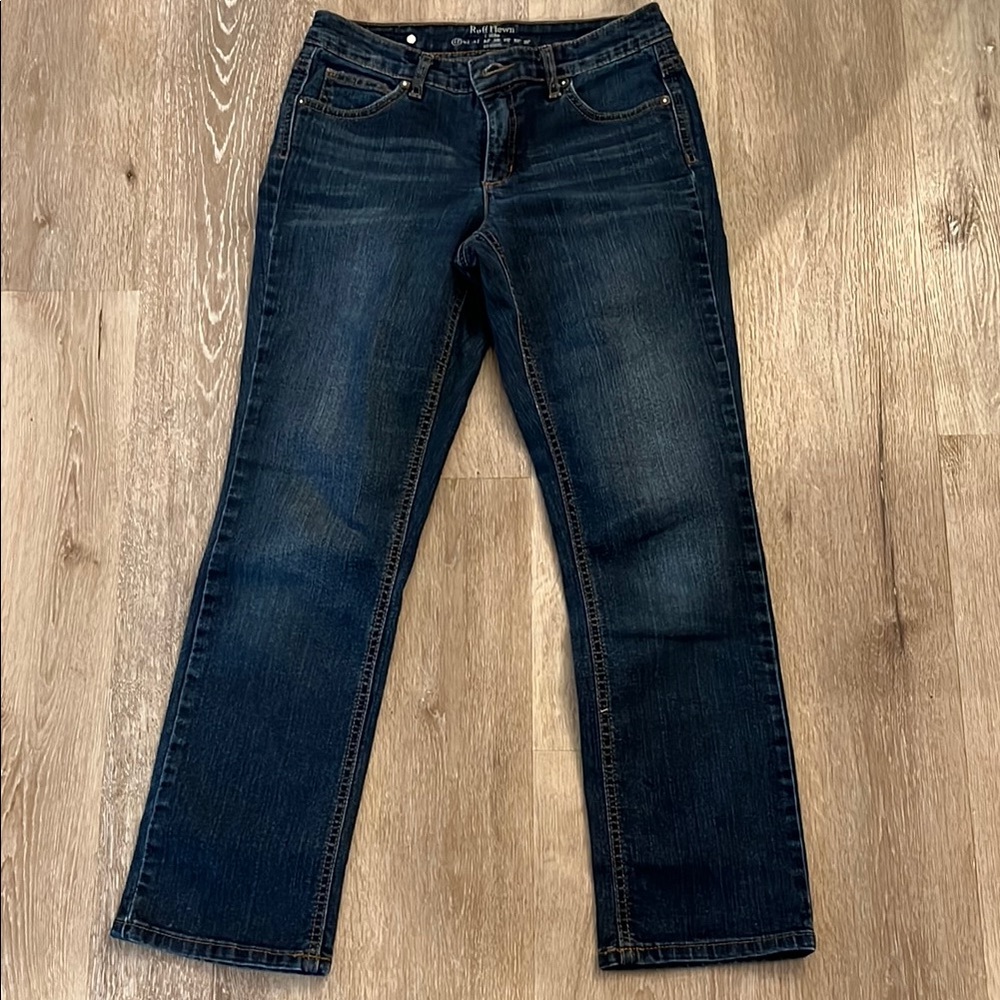 Ruff Hewn Indigo Straight Leg Jeans